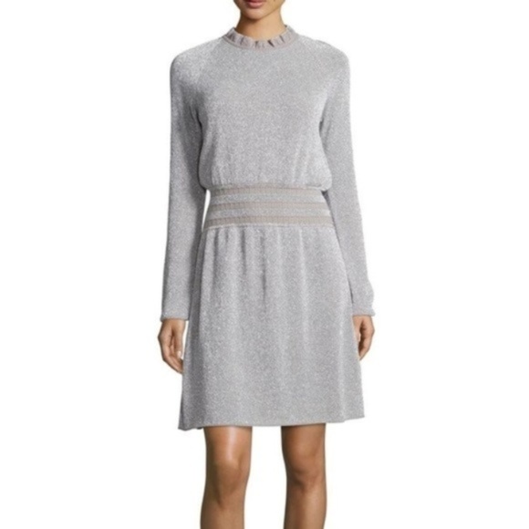 Tory Burch Dresses & Skirts - TORY BURCH Morning Fog Metallic Isabelle Dress